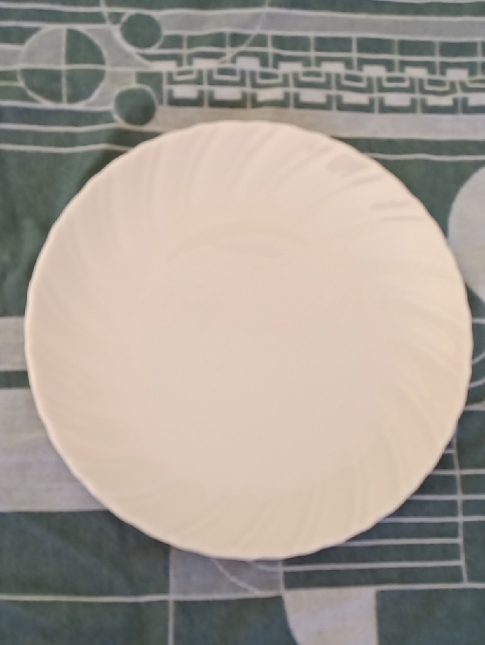 Vintage Lenox Sculpture Porcelain Salad Plate